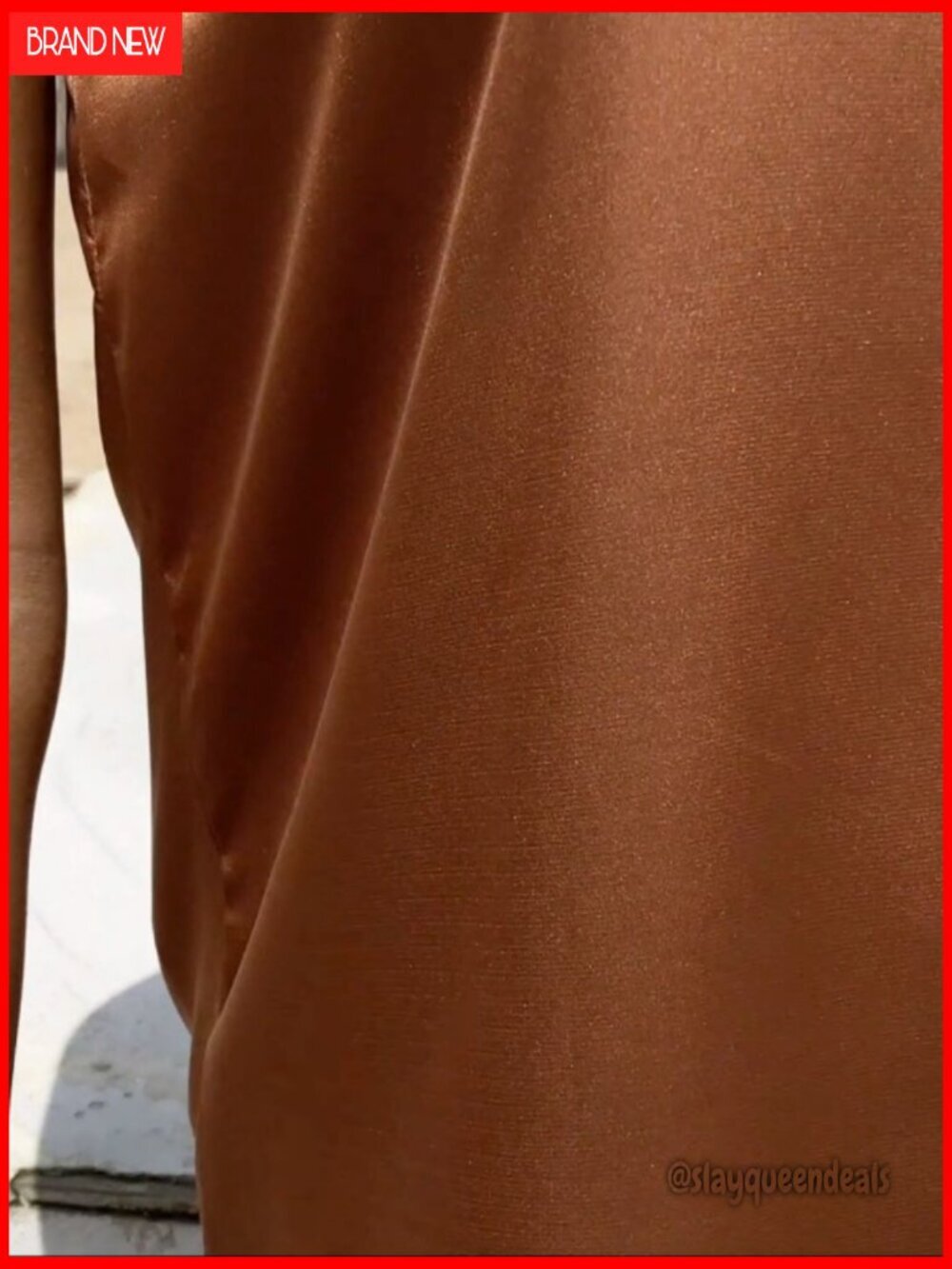 Satin V-Neck Camisole Tank Top with Adjustable Spaghetti Straps, 3-Pack - Picture 5 of 7